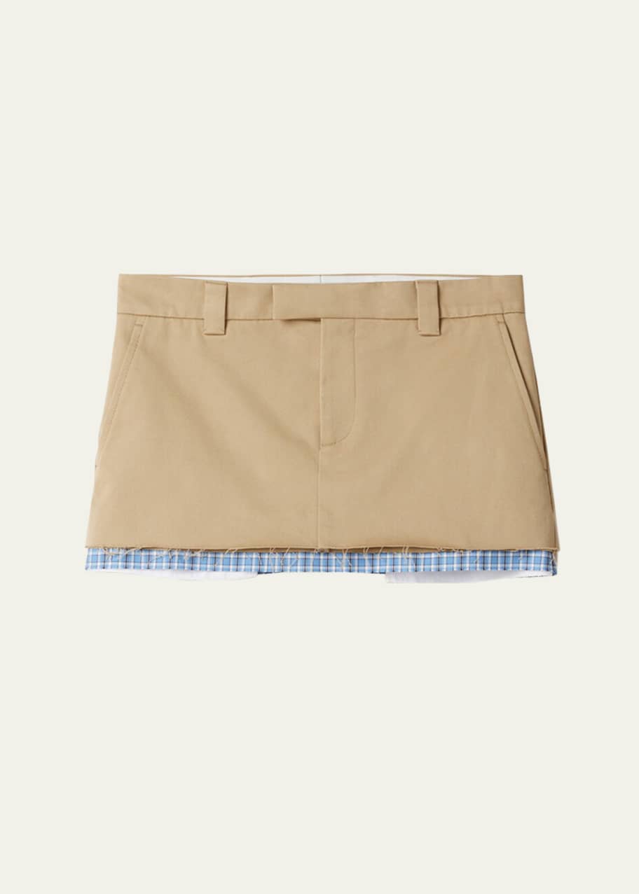 Image 1 of 1: Mini Chino Skirt