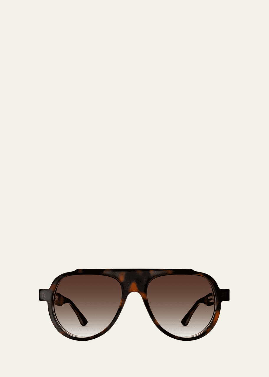Image 1 of 1: Dynasty Acetate Aviator Sunglasses