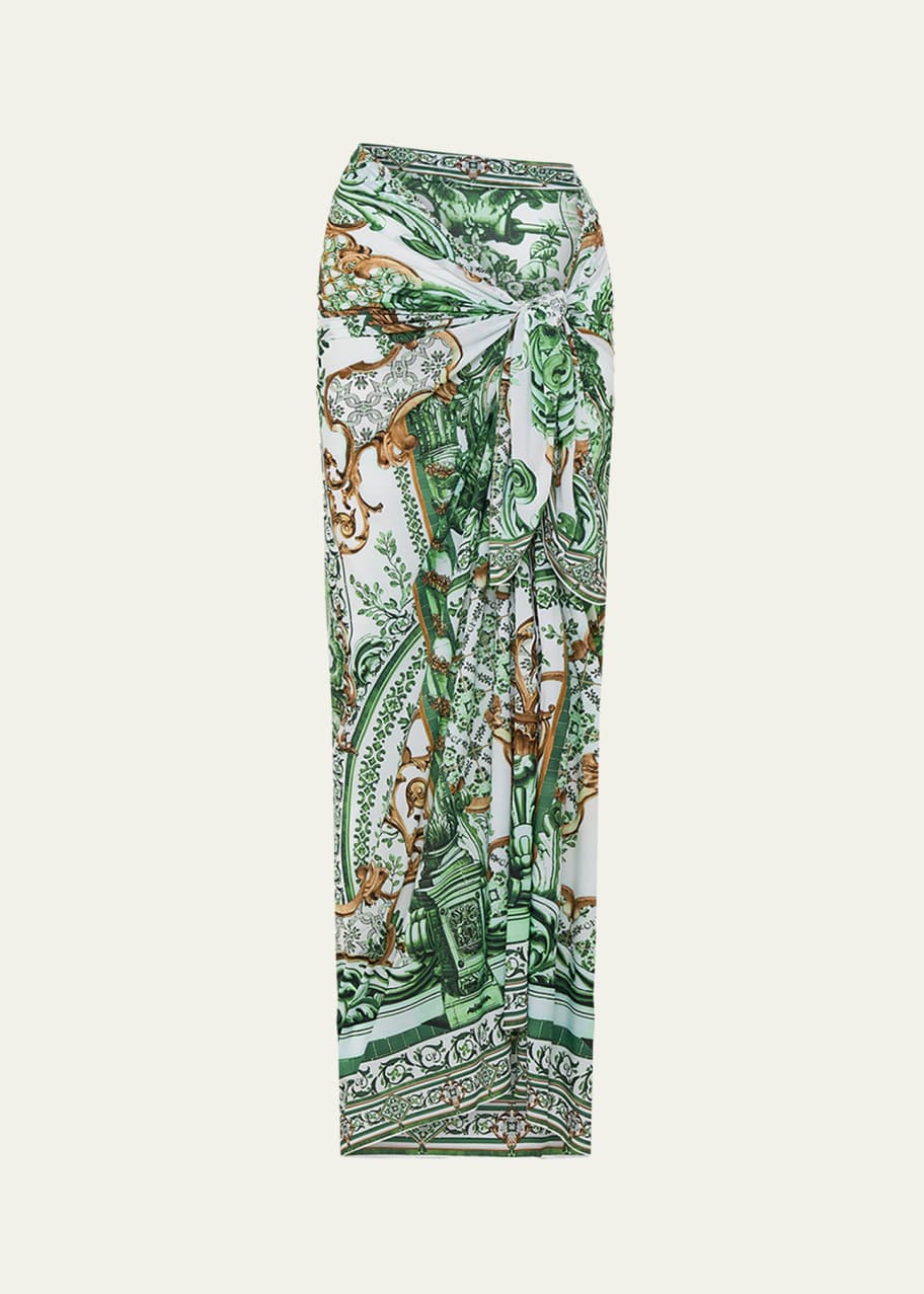 Image 1 of 1: Corridor of Calm Long Sarong Coverup