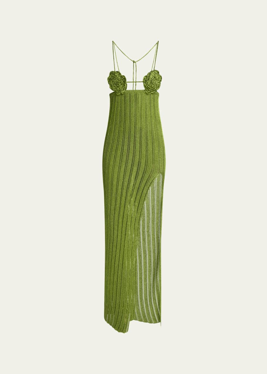Image 1 of 1: Crochet Rose Dress