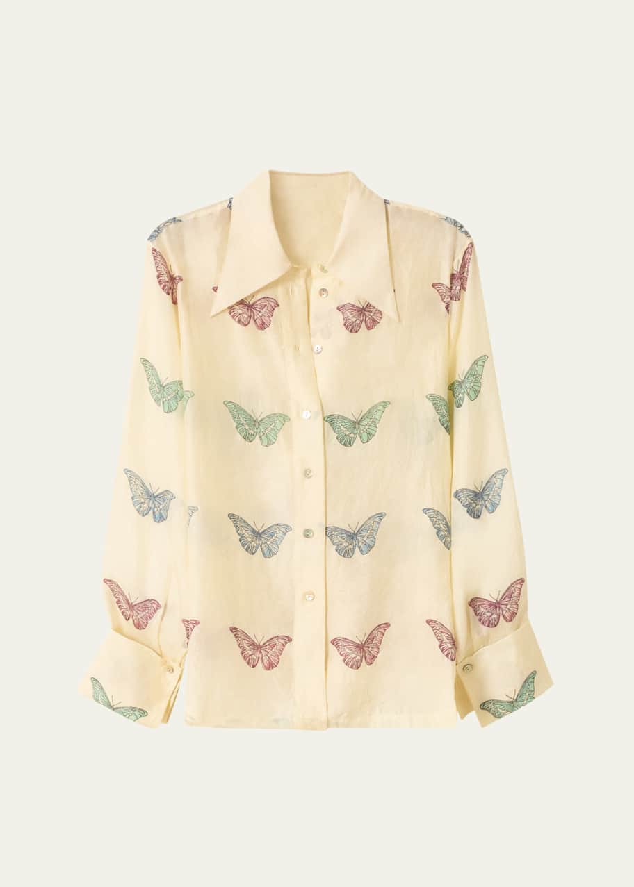 Image 1 of 1: Dana Butterfly Garden Shirt