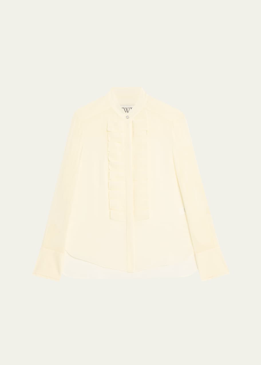New Beloved Sheer Crinkled Top
