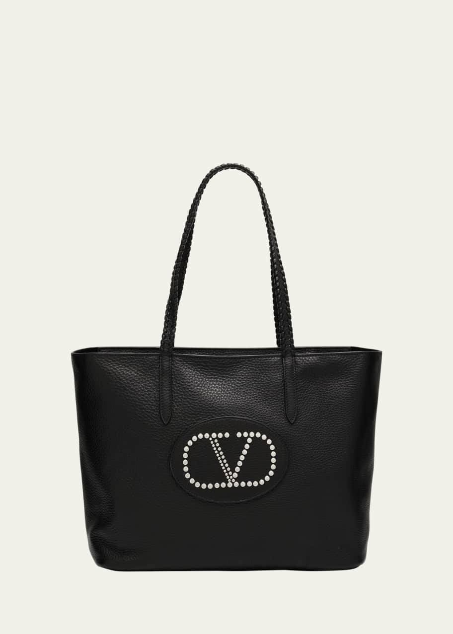 VALENTINO GARAVANIバッグ 外袋付き $2695 Valentino Garavani Nude Leather Rockstud Double Top Handle
