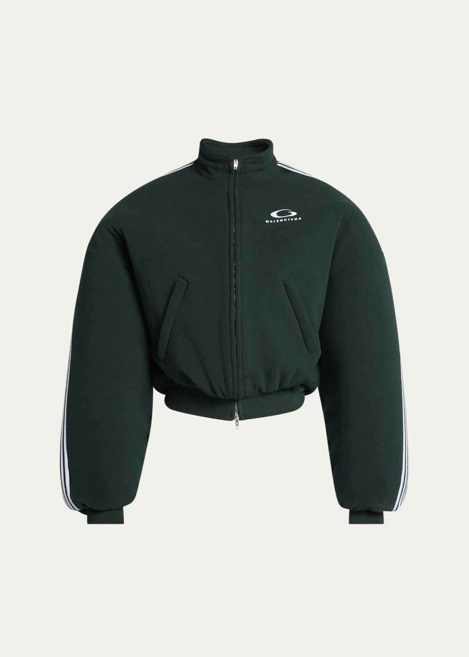 Image 1 of 1: Men's Heavy Terry Rounded Track Jacket