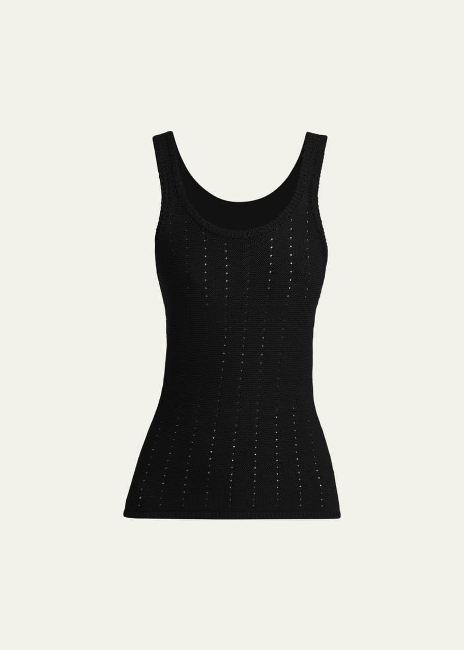 Image 1 of 1: Punched Pattern Tank Top