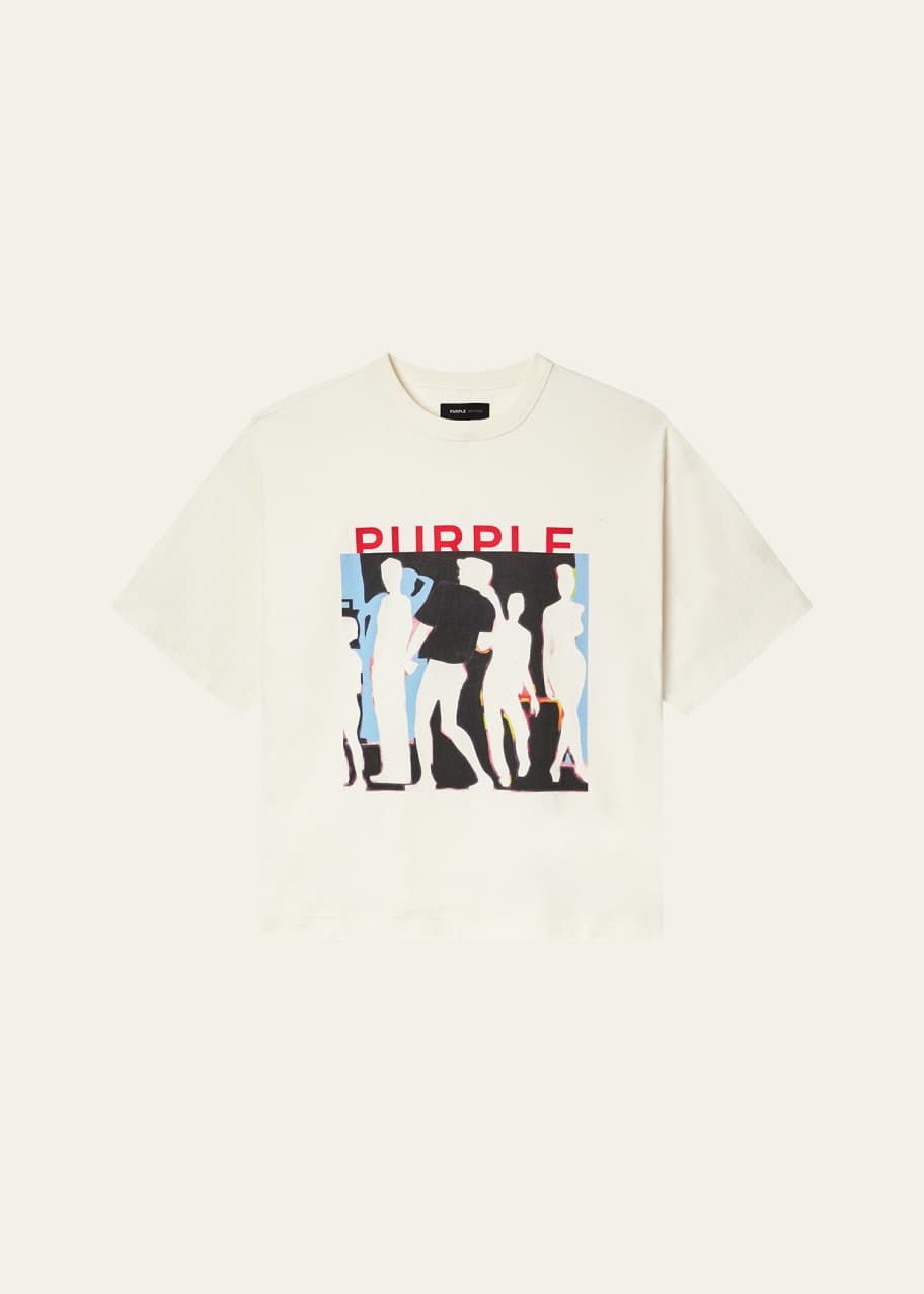 Image 1 of 1: Men's Oversized Club Graphic T-Shirt