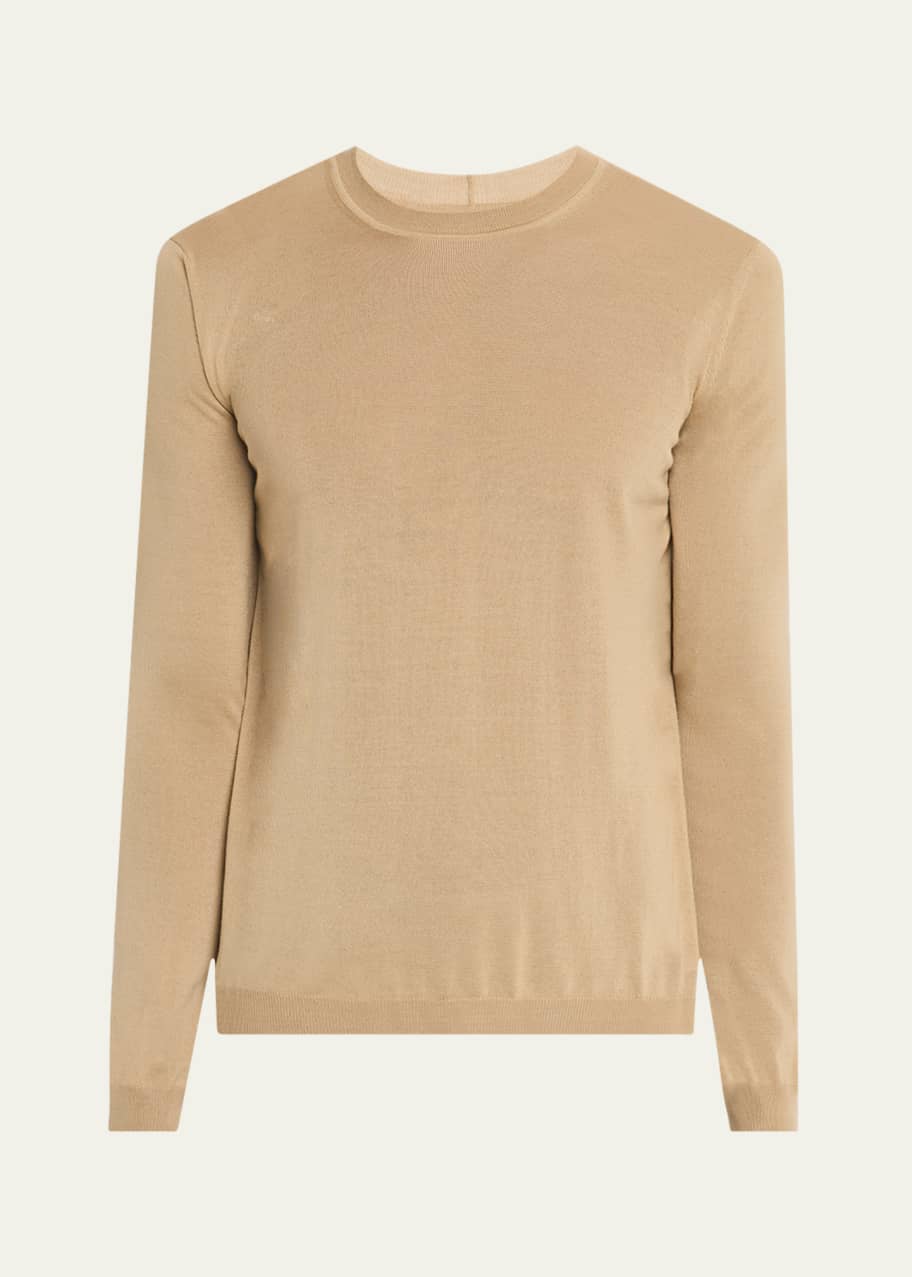 Image 1 of 1: Men's Cashmere Knit Crewneck Sweater