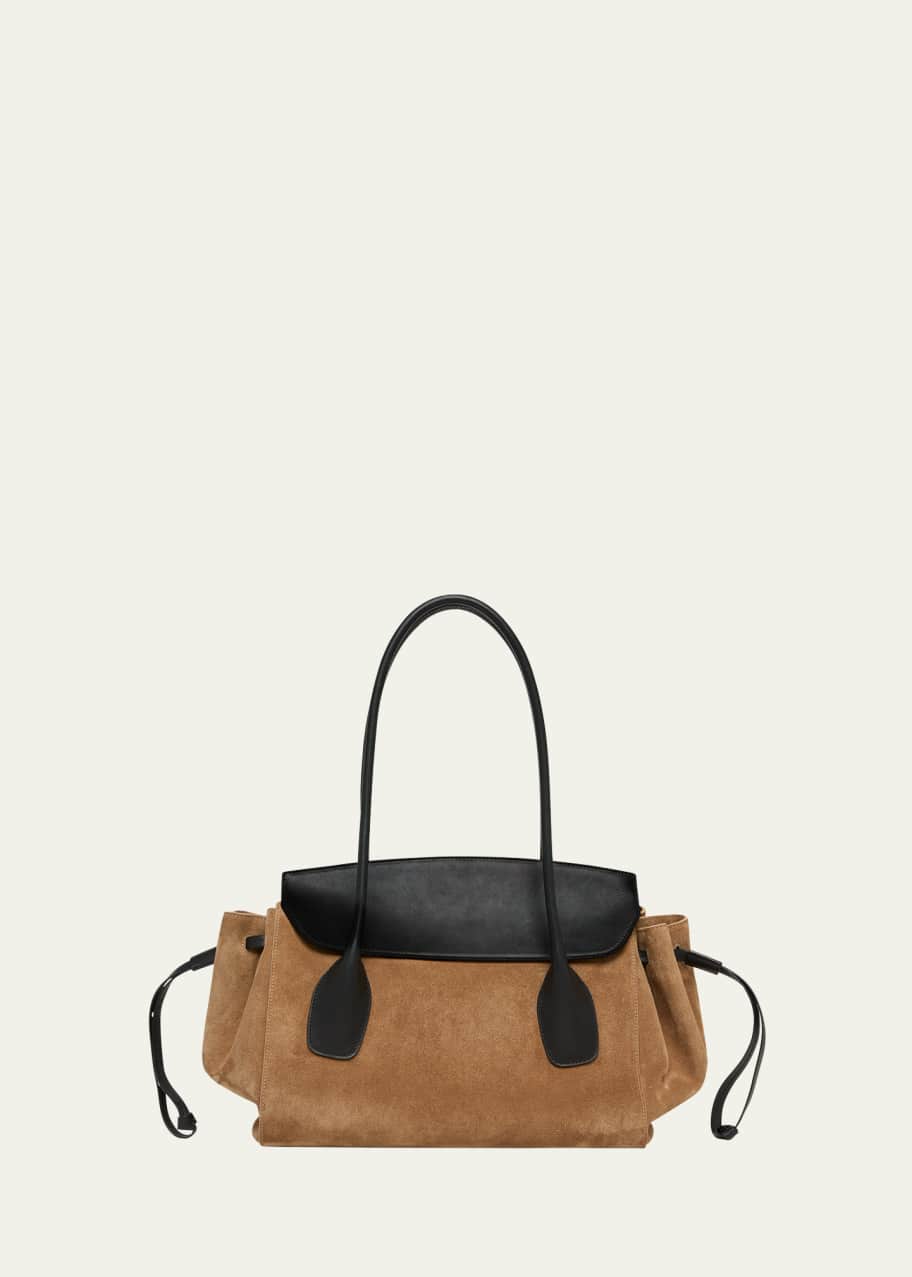 【JIL SANDER】archive 2way suede bag Jil Sander Voyage Small Suede Shoulder Bag - Bergdorf Goodman