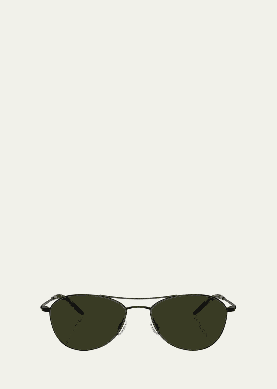 Image 1 of 1: Aero II Steel Aviator Sunglasses