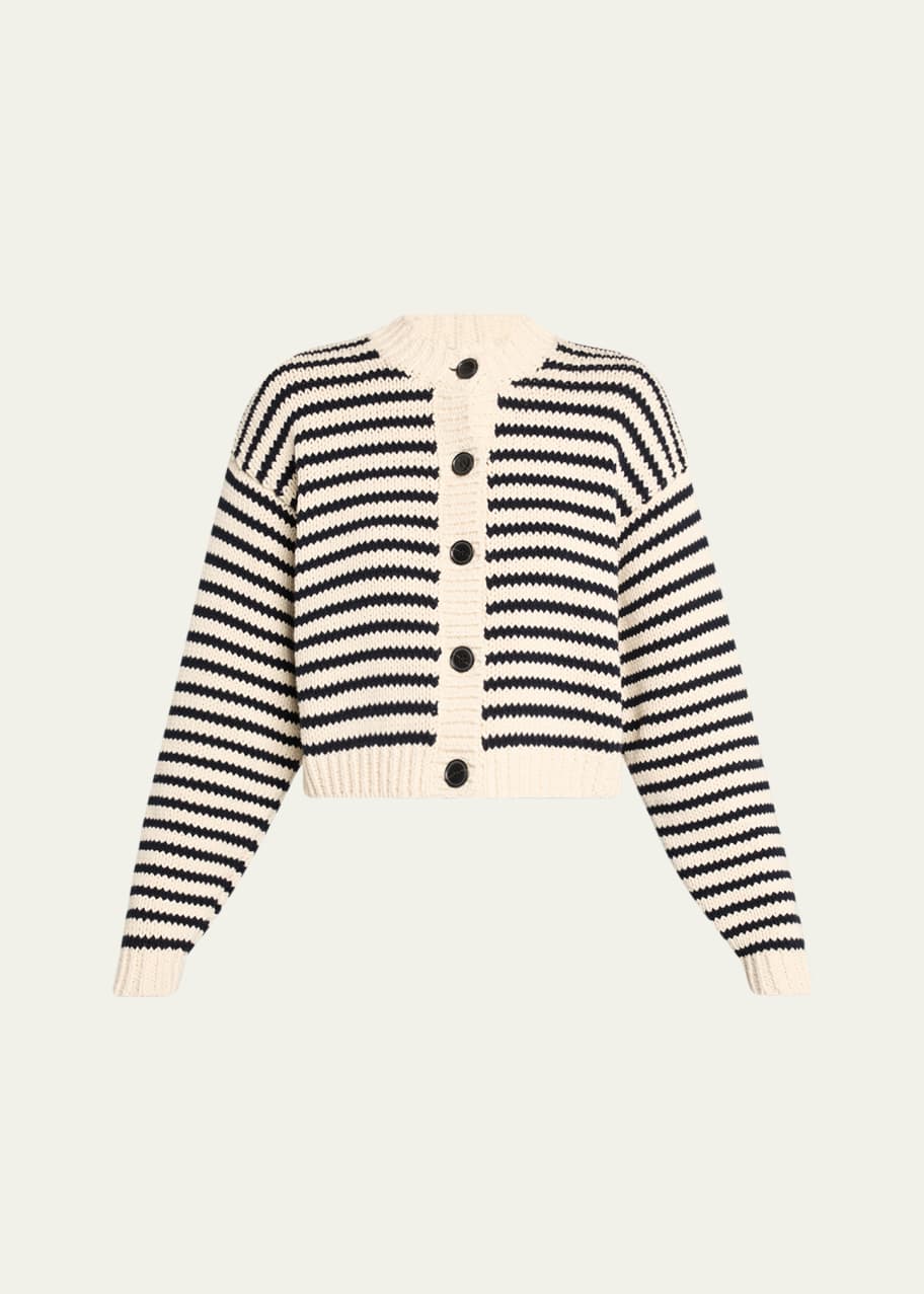 トップス PPFM border gimmick cardigan archive トップス PPFM border gimmick cardigan archive トップス PPFM