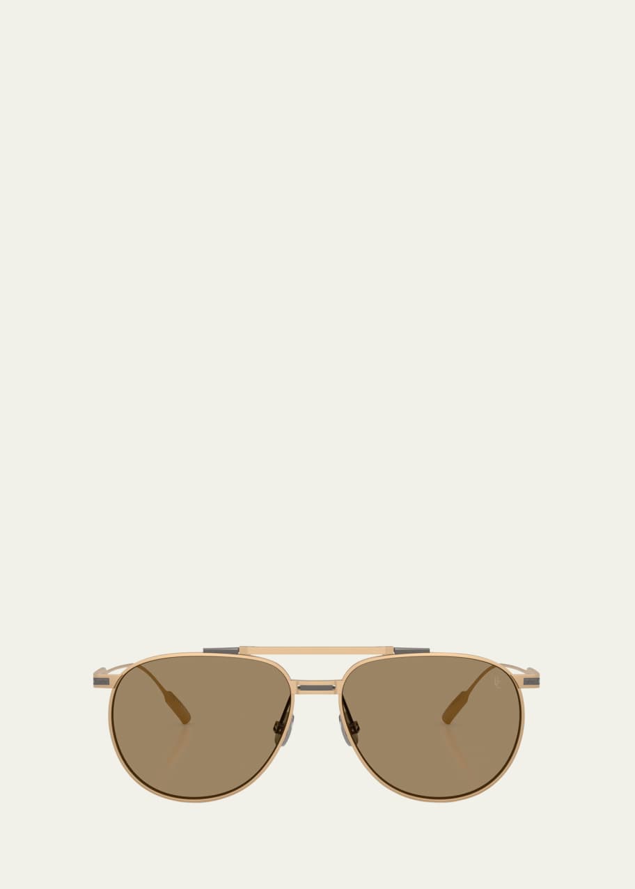 Image 1 of 1: Men's BC2011ST Aviator Sunglasses
