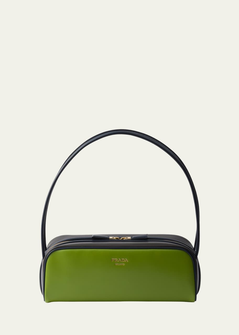 Prada Swing Bicolor Leather Shoulder Bag - Bergdorf Goodman