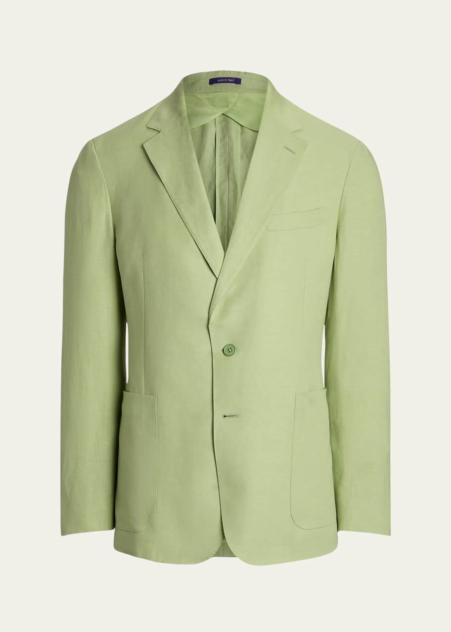 Image 1 of 1: Men's Hadley Silk-Linen Sport Coat