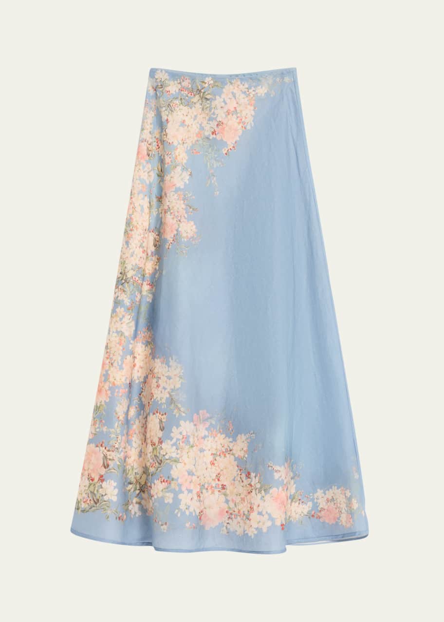 Zimmermann Cascadian Floral Bias Skirt - Bergdorf Goodman