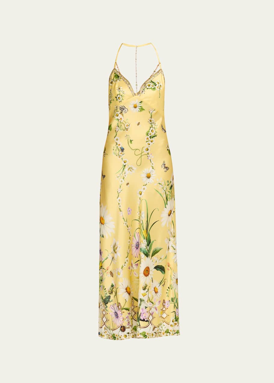 Camilla Daisy Chains Chain Detail Slip Dress - Bergdorf Goodman