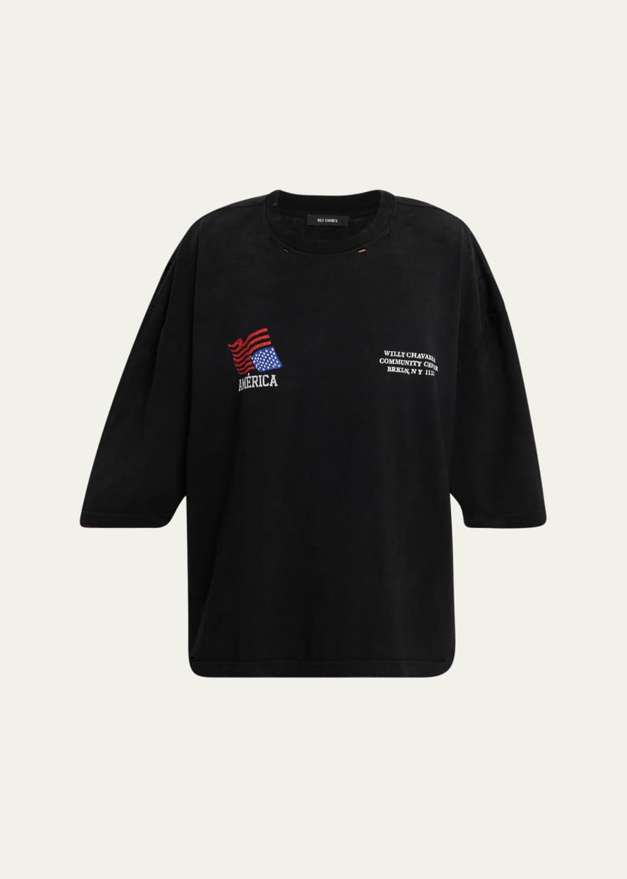 Image 1 of 1: Men's America Community Center Buffalo T-Shirt