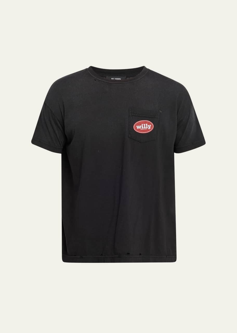 Image 1 of 1: Men's Chorizo Destroyed Jersey Easy T-Shirt