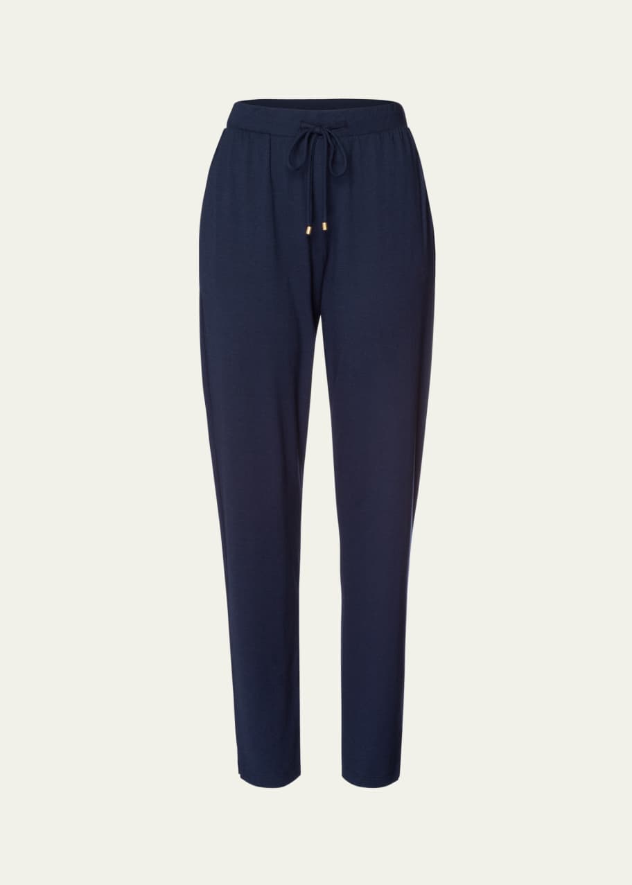 Image 1 of 1: Cotton-Blend Sleep & Lounge Pants