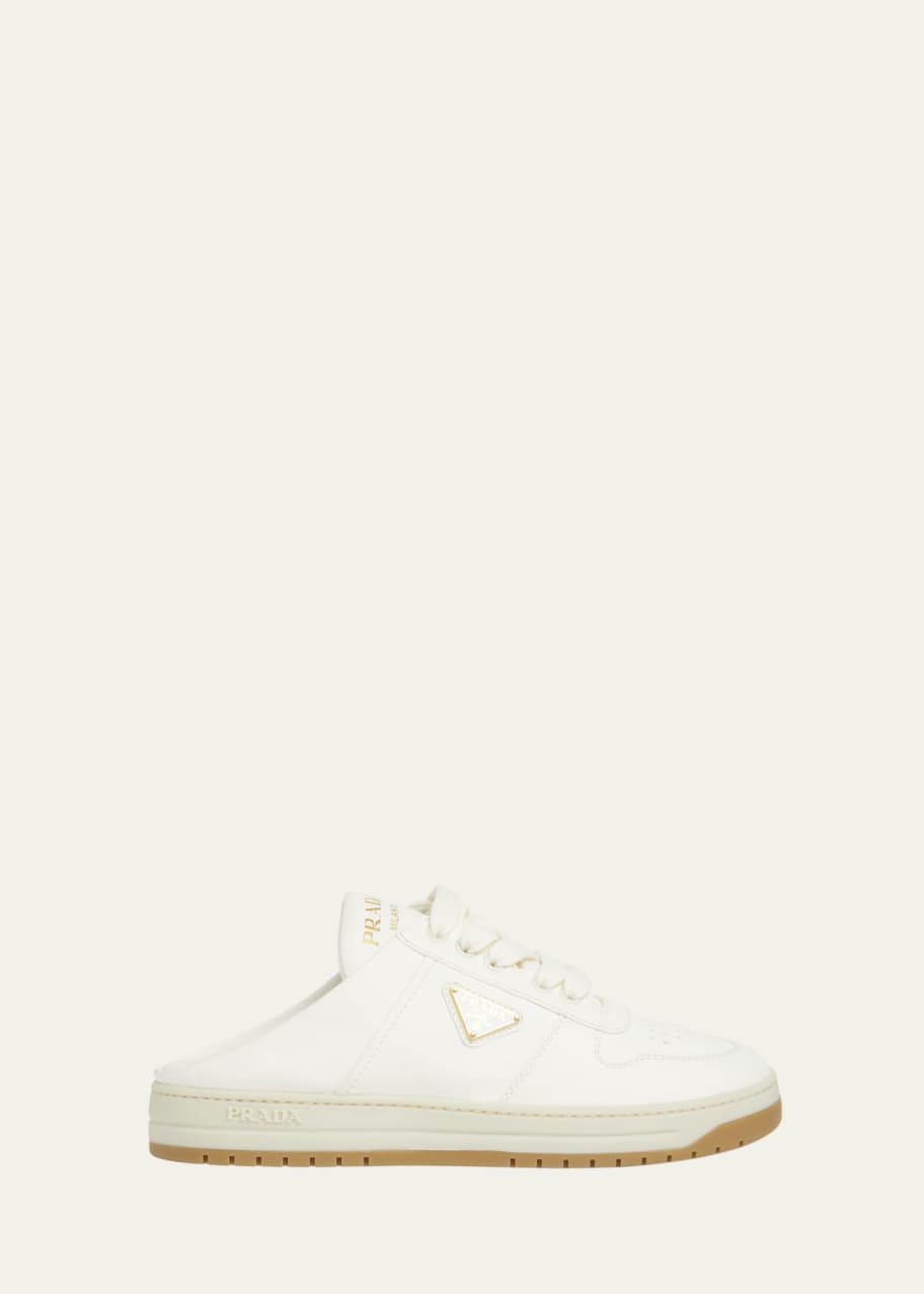 Prada Downtown Nappa Leather Sneaker Mules - Bergdorf Goodman