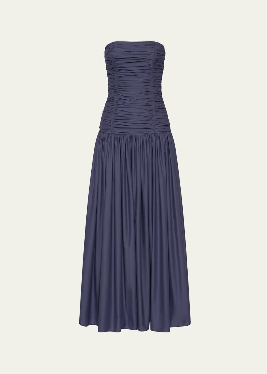 sachin and babi light blue dress Tilly: Textured white drop waist dress – Little Lord & Lady main image 0
