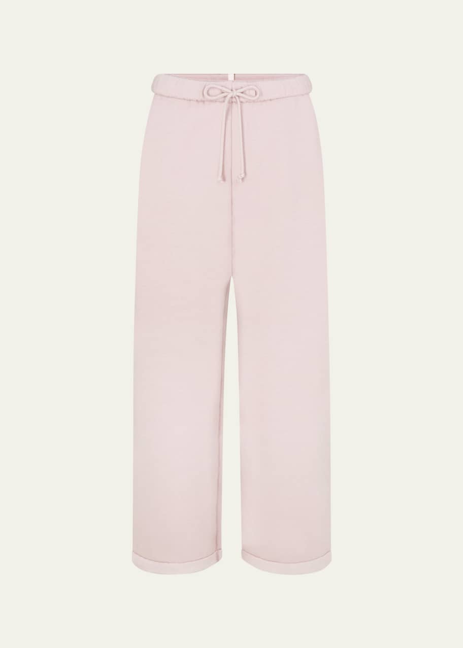 Image 1 of 1: Cotton Fleece Classic Straight-Leg Pants