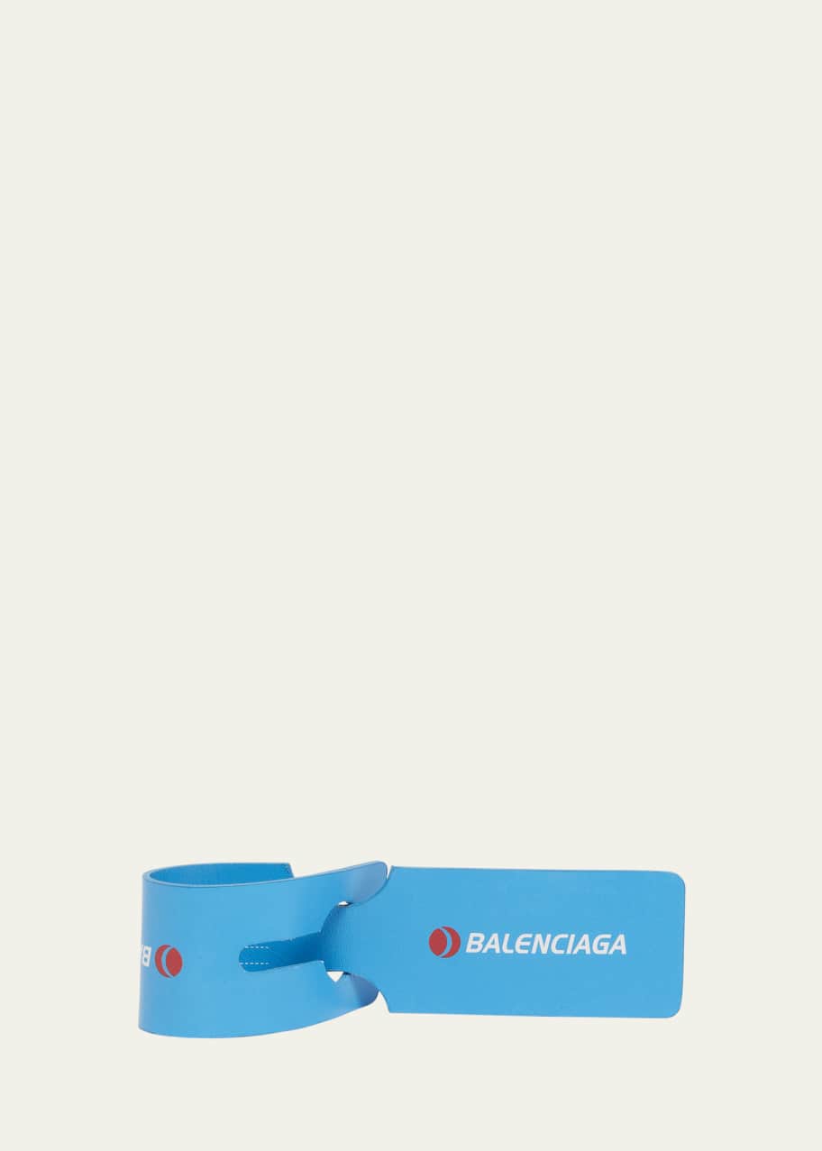 Balenciaga Men's Luggage Tag Keychain - Bergdorf Goodman