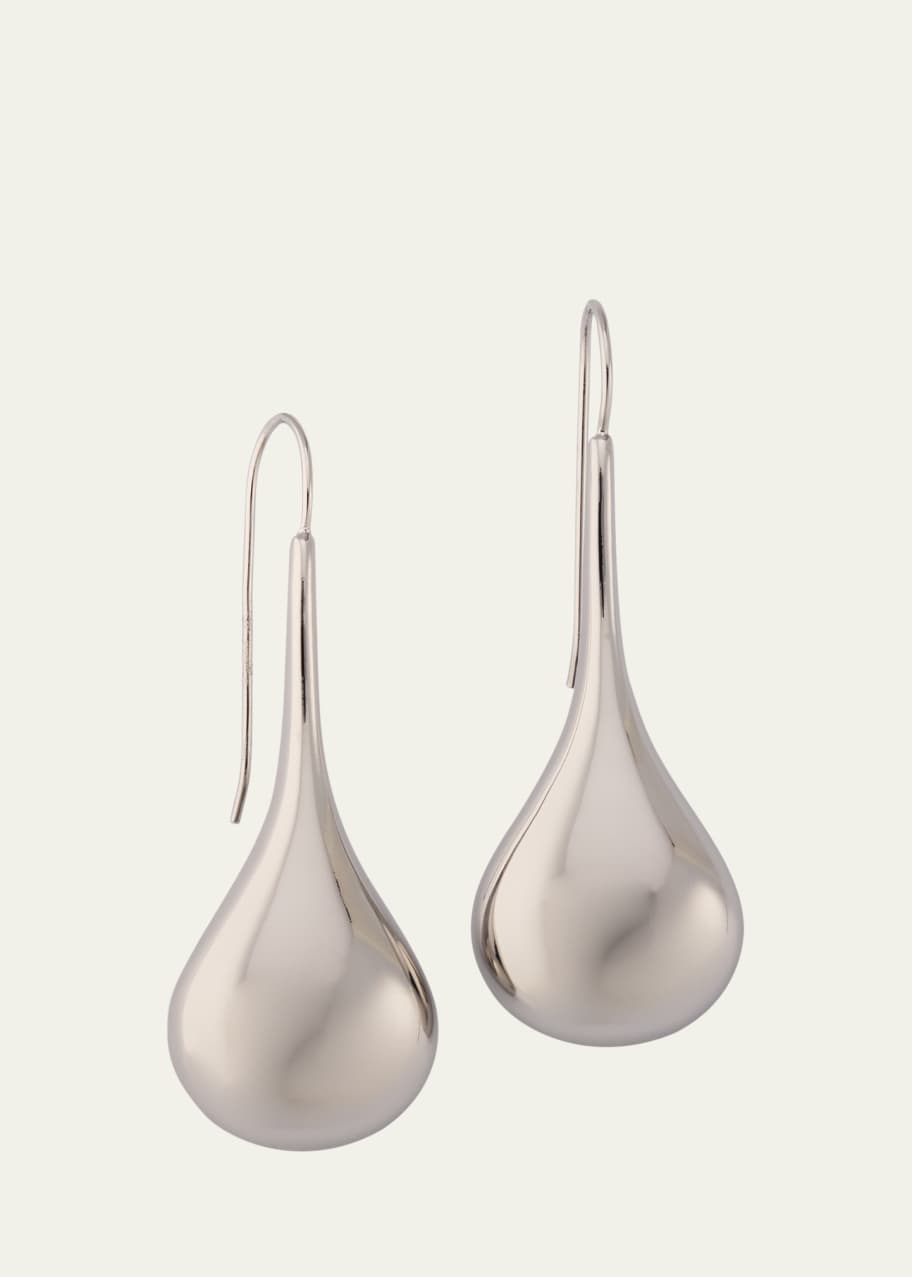 Image 1 of 1: Silver Plated Long Drop Earrings