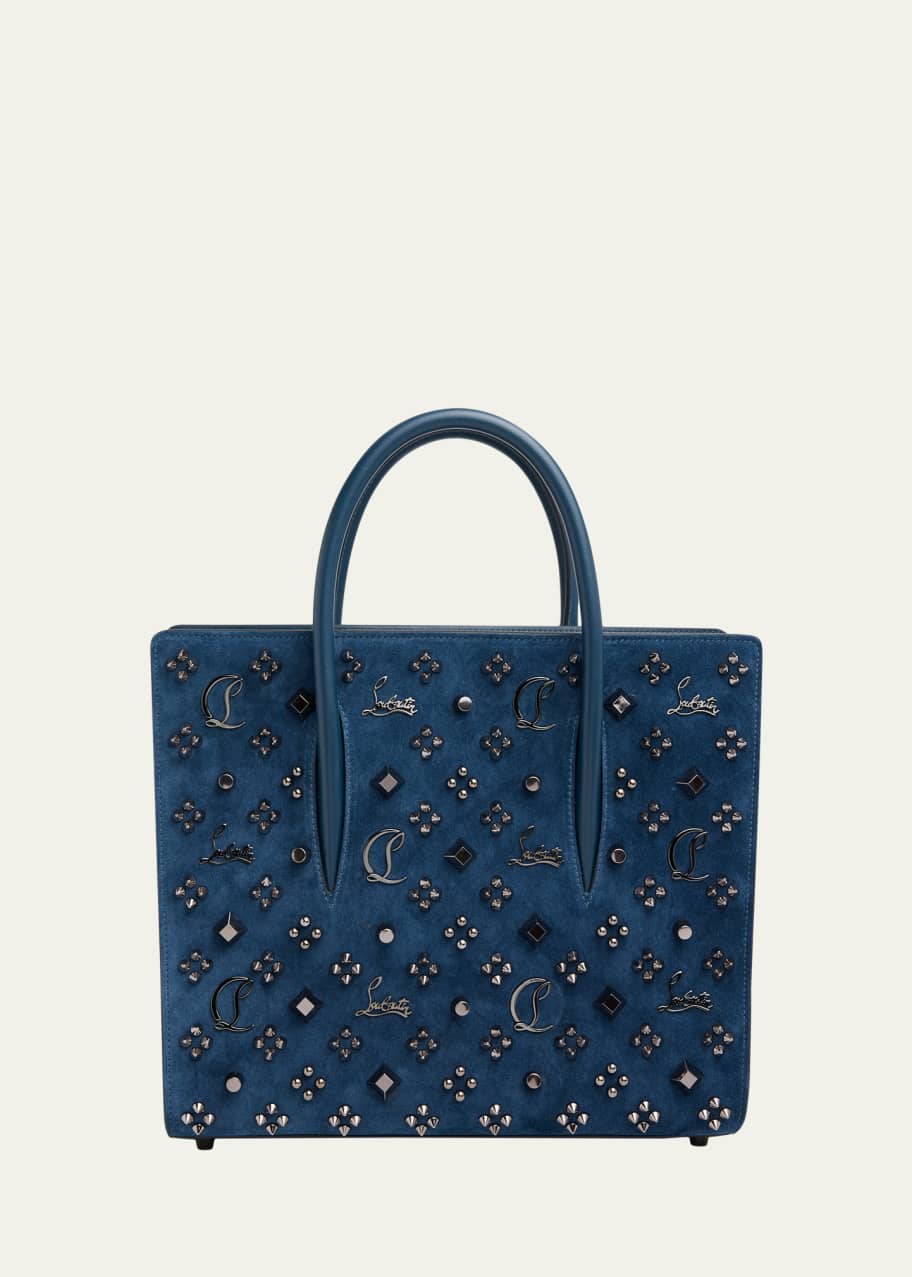 Christian Louboutin Paloma Medium Top-Handle Bag in Suede with