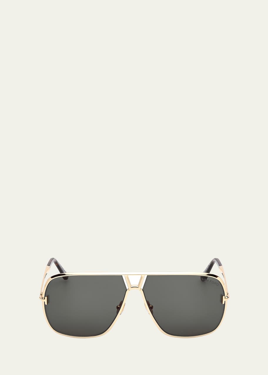 Image 1 of 1: Men's Stavros Acetate Aviator Sunglasses