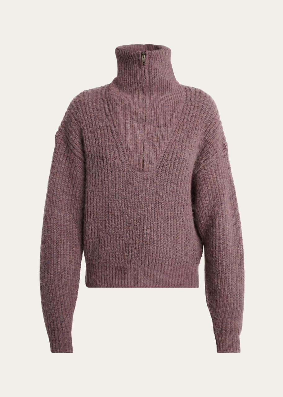 Etoile Isabel Marant Danita Half-Zip Sweater - Bergdorf Goodman