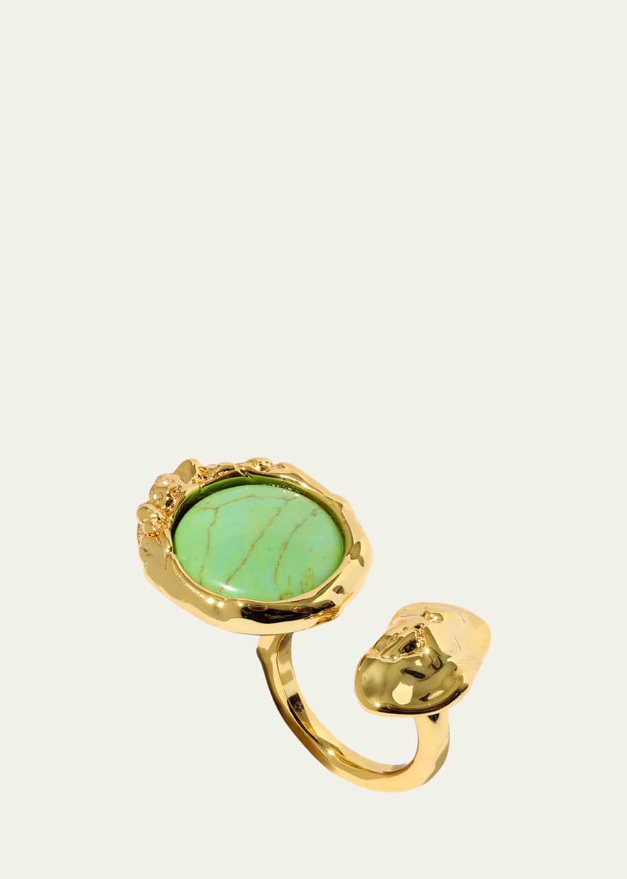 Image 1 of 1: Brut Mojave Coin Open Ring