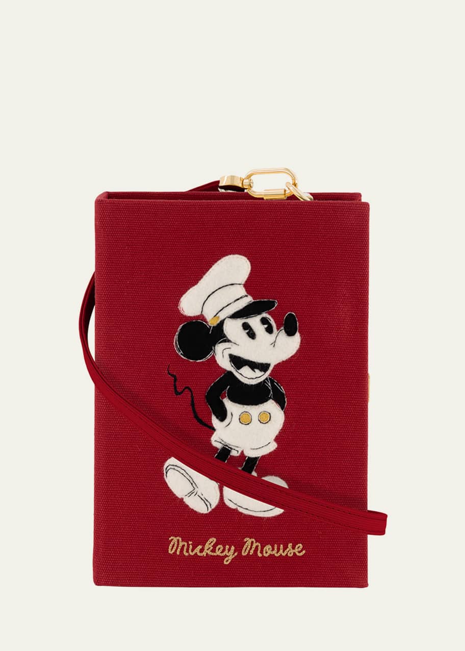 Olympia Le-Tan Mickey Mouse Book Clutch Bag - Bergdorf Goodman