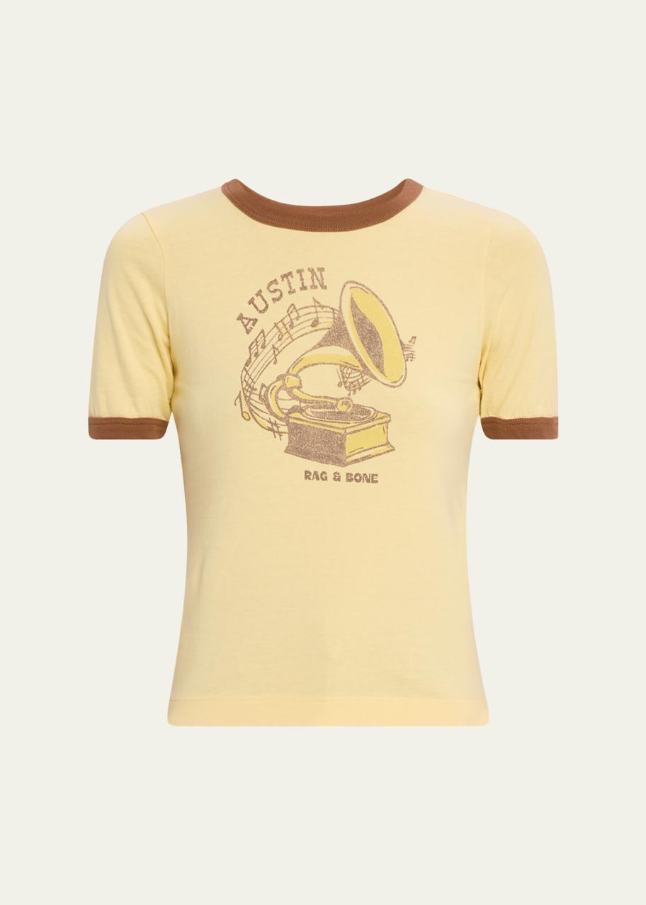 Rag & Bone Short-Sleeve Austin Ringer Tee - Bergdorf Goodman