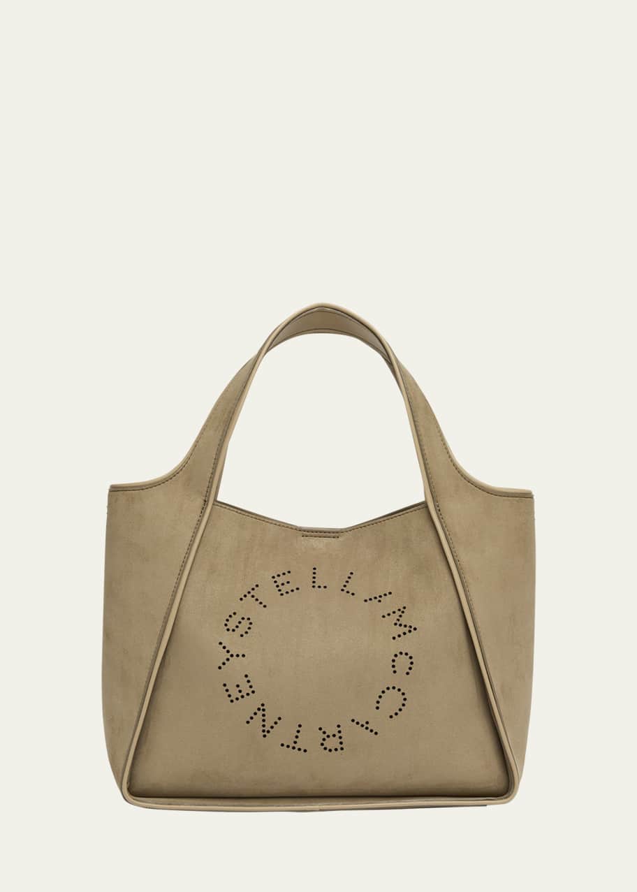 Stella McCartney Logo Alter Suede Shoulder Bag - Bergdorf Goodman