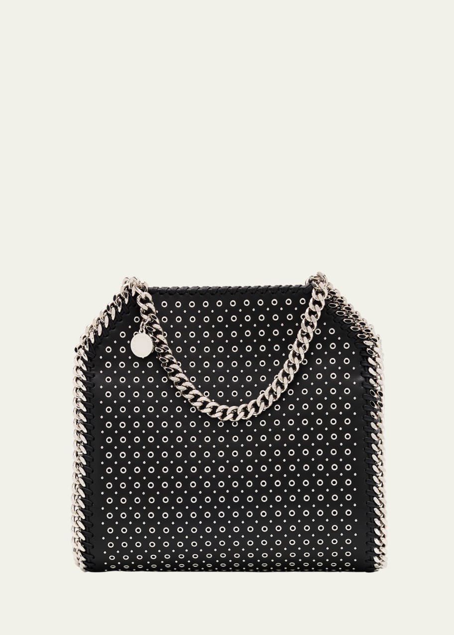 Stella McCartney Falabella Metal Eyelet Mini Top-Handle Bag