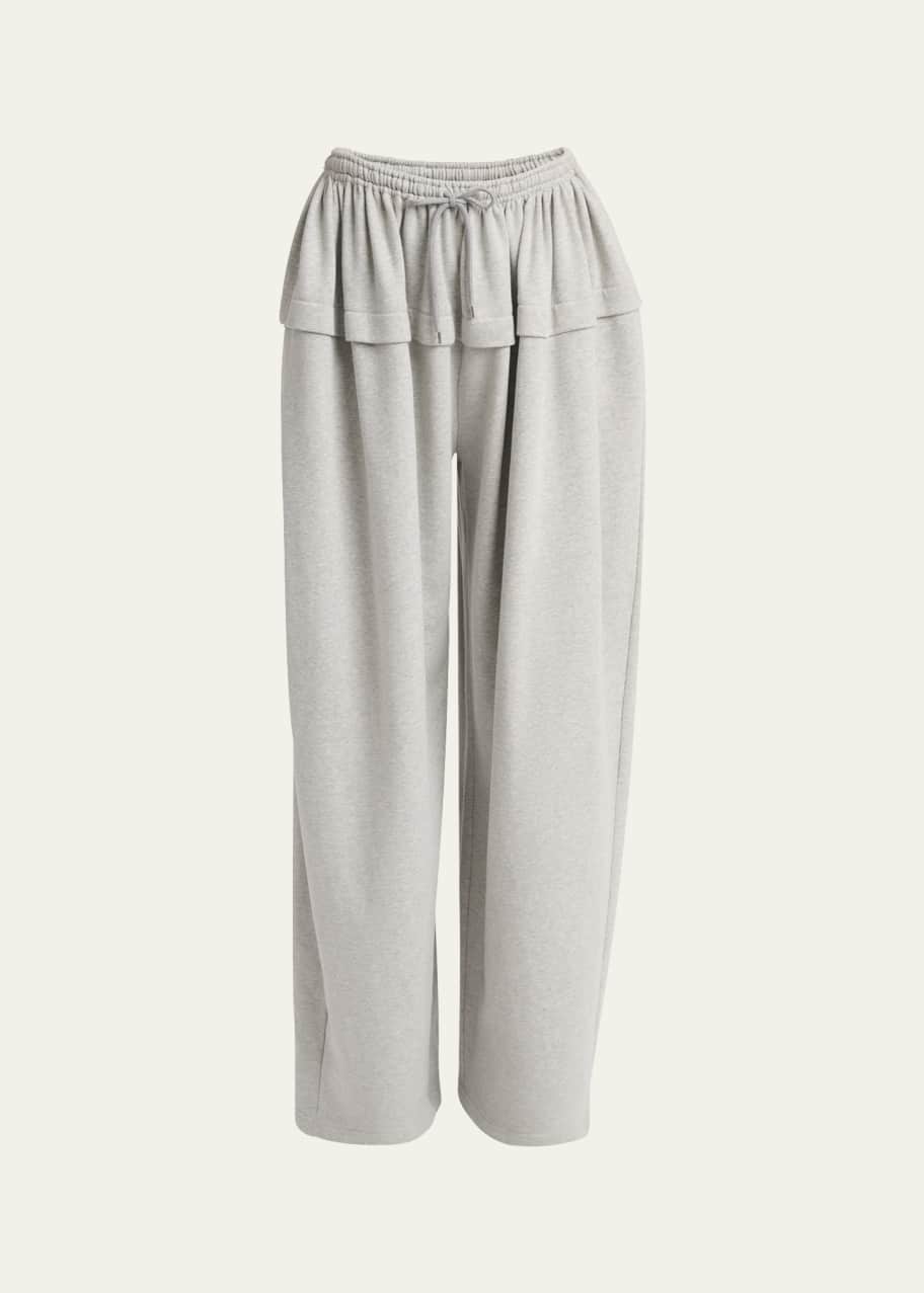 Image 1 of 1: Ruffle Detail Track Pants