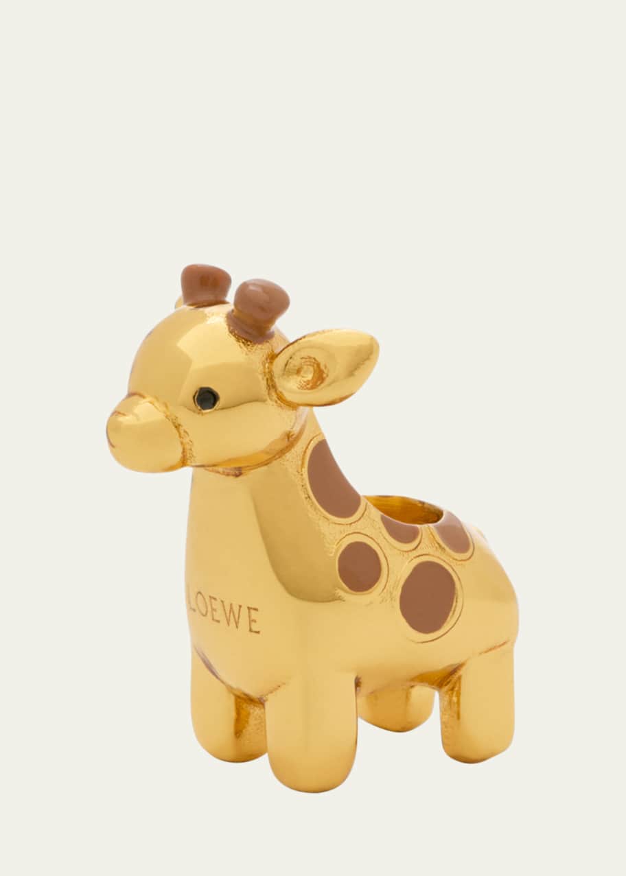 Image 1 of 1: Giraffe Dice in Brass