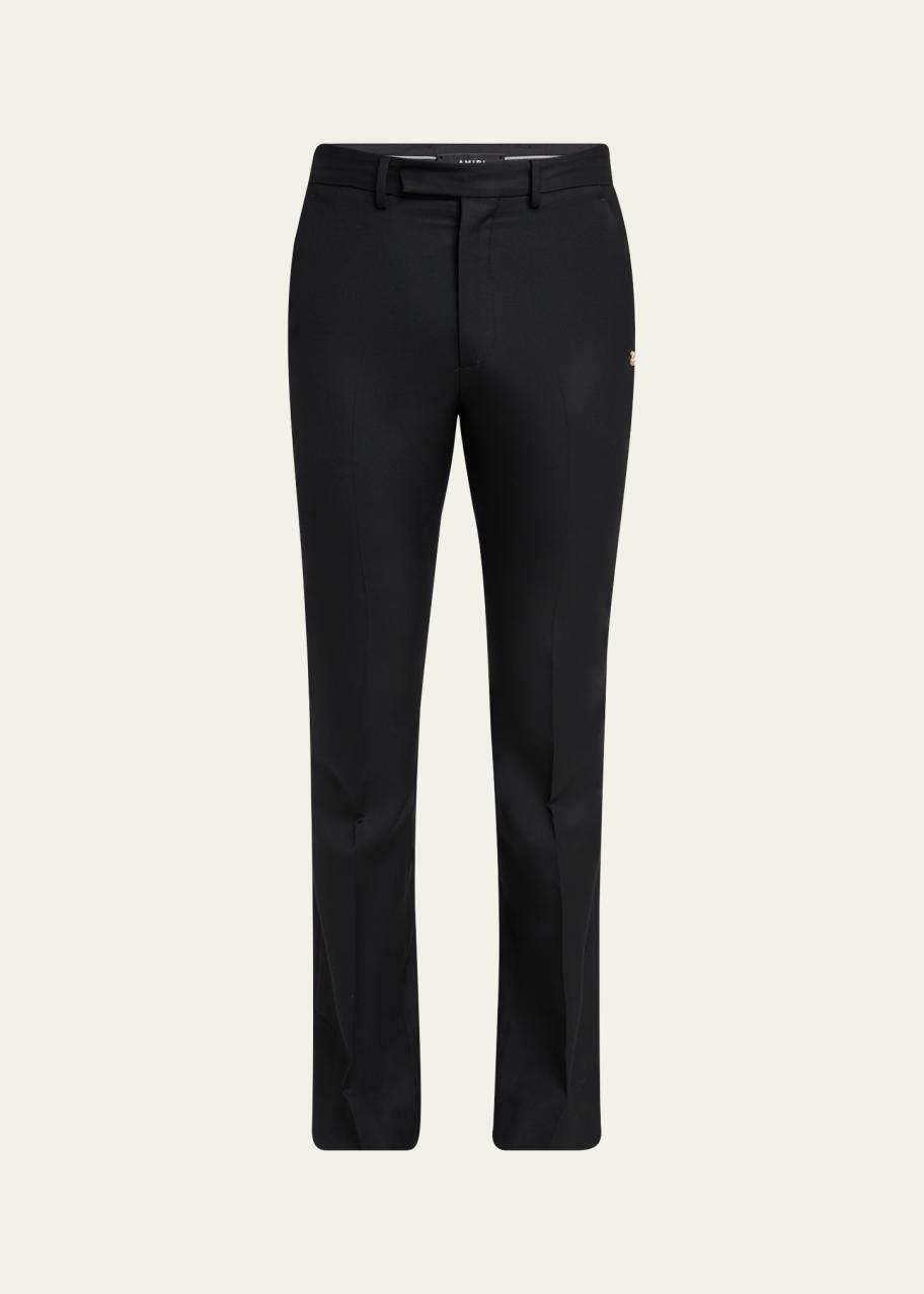 Amiri Men's Wool Flare Trousers - Bergdorf Goodman