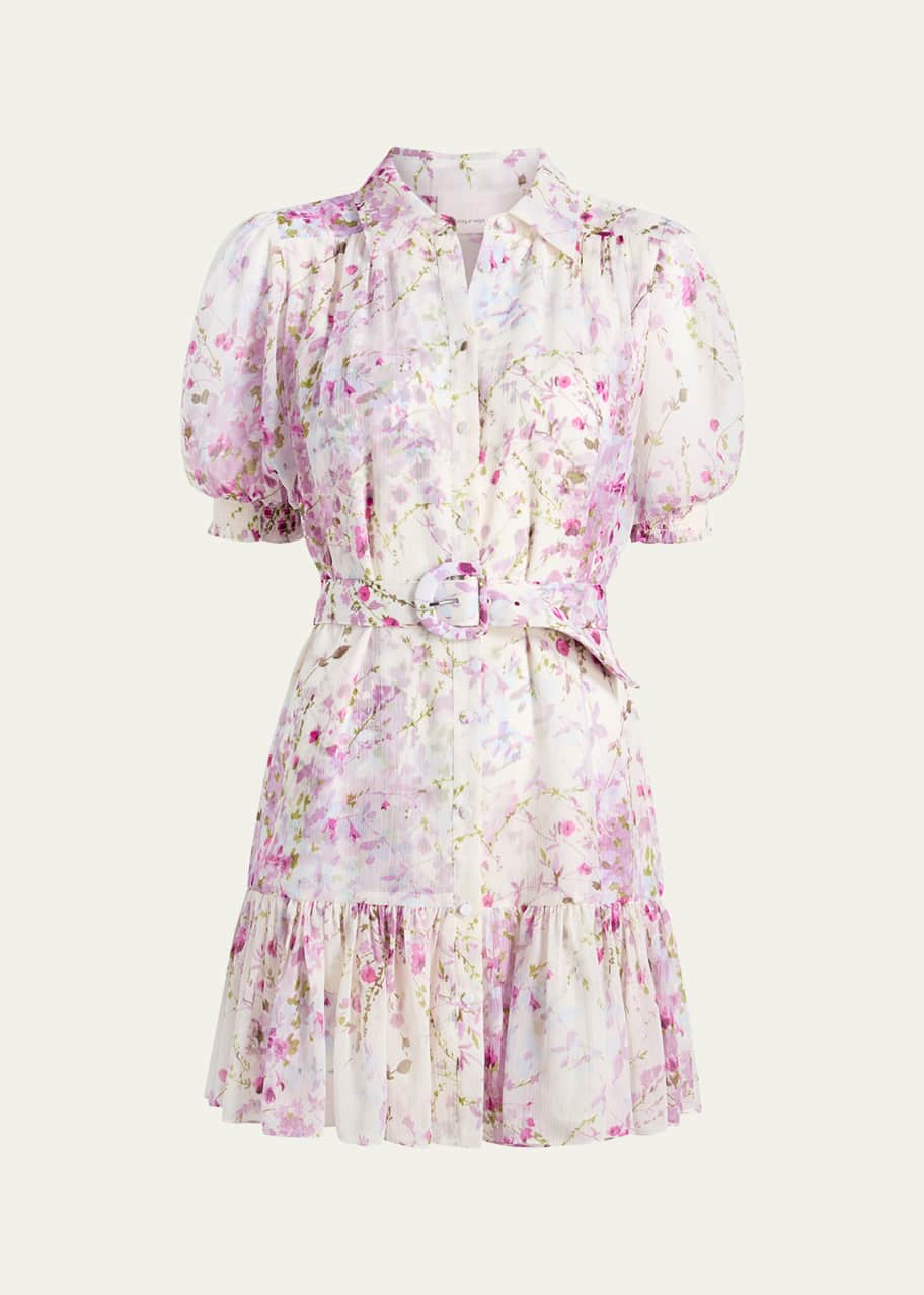 Cinq a Sept Halbini Midsummer Bloom Mini Dress - Bergdorf Goodman