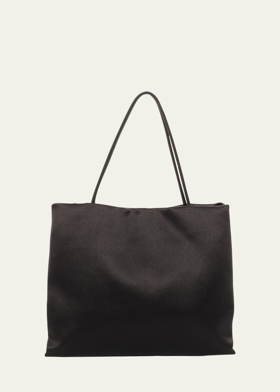 THE ROW Cecily Top-Handle Bag in Soft Satin - Bergdorf Goodman