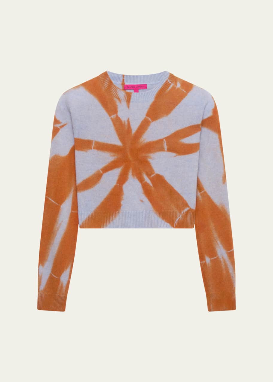 Image 1 of 1: Mythic Tranquility Tie-Dye Crop Sweater