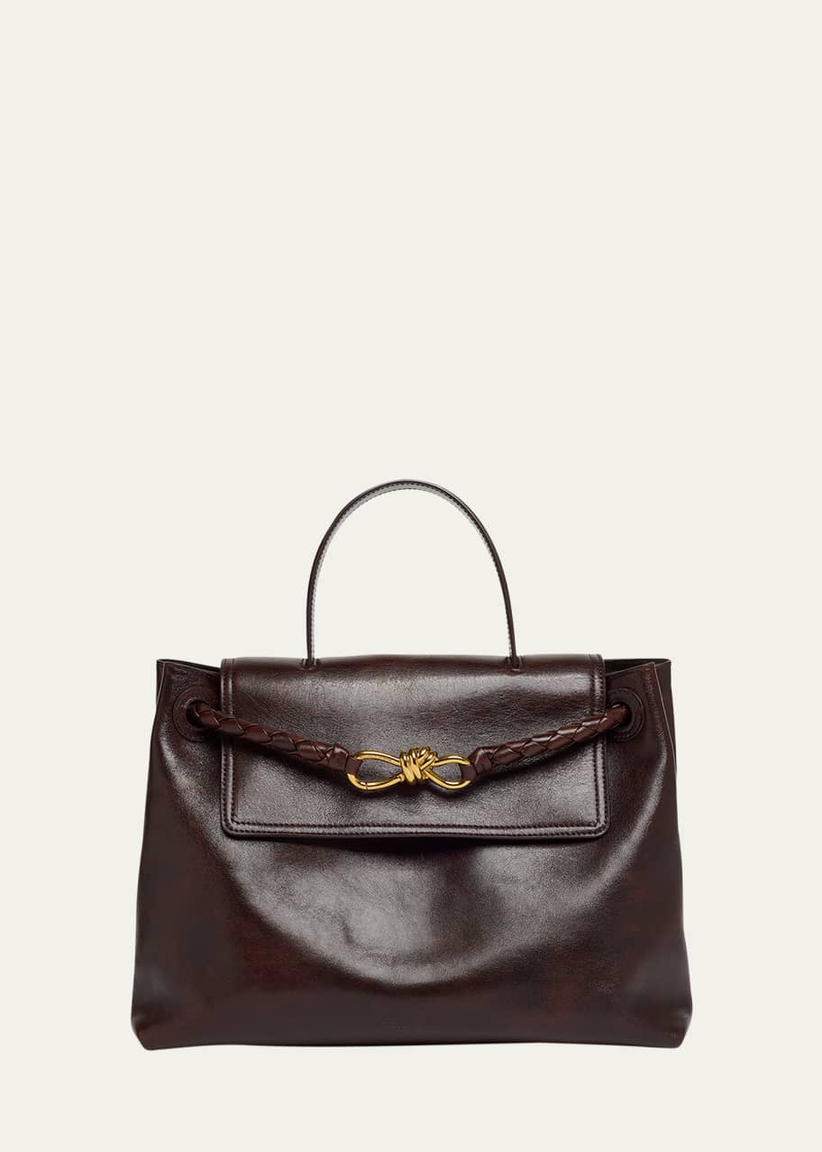 Image 1 of 1: Ciao Ciao Medium Distressed Leather Top-Handle Bag