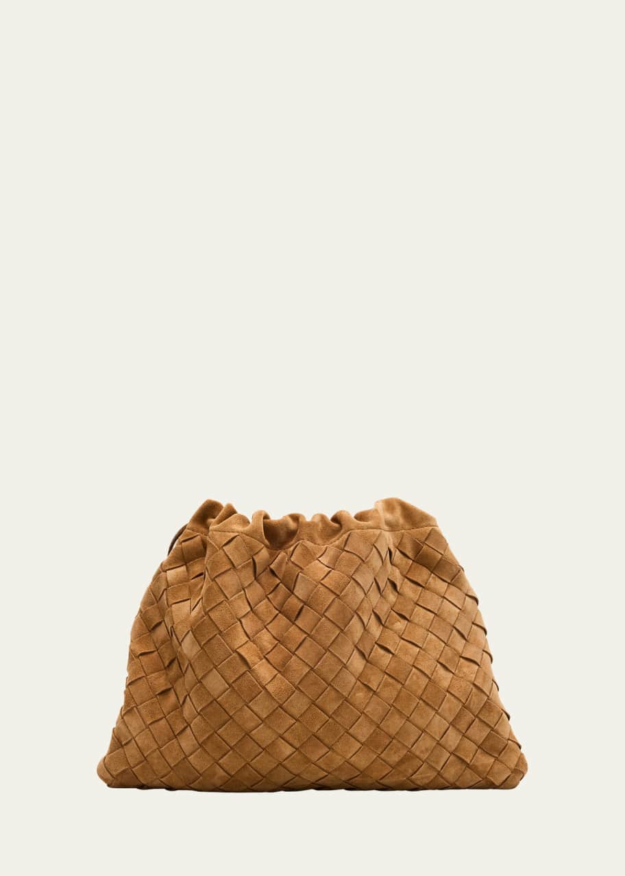 Bottega Veneta Dustbag Suede Pouch Bag - Bergdorf Goodman