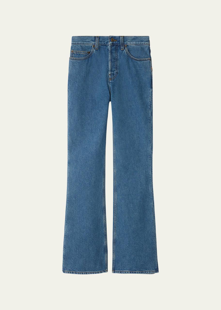 Burberry Mid-Rise Bootcut-Leg Jeans - Bergdorf Goodman