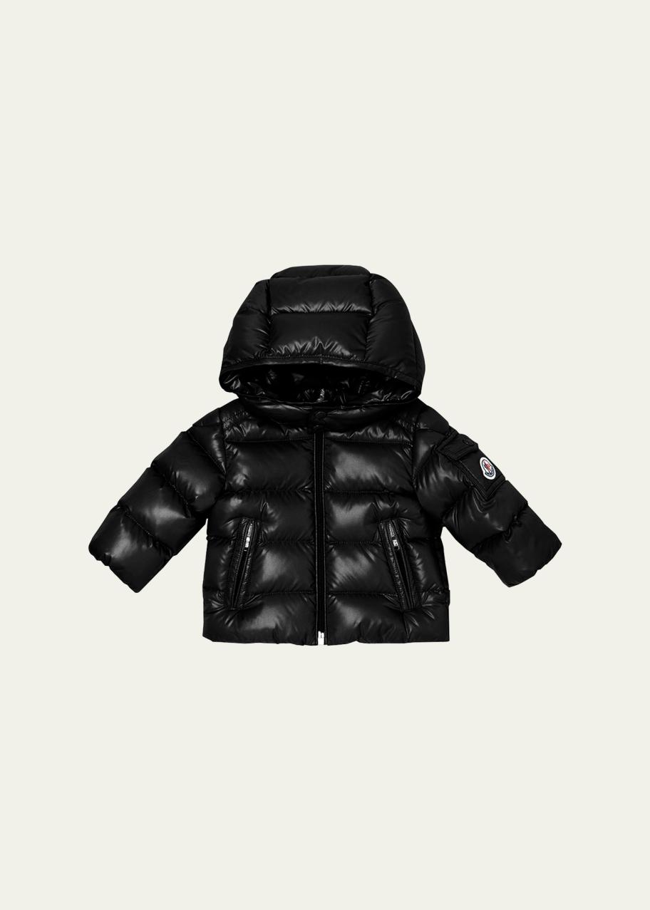 Moncler Kid's Maya Baby Hooded Down Jacket, Size 6M-3 - Bergdorf