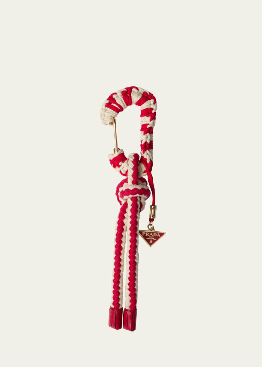 Image 1 of 1: Striped Cord Keychain