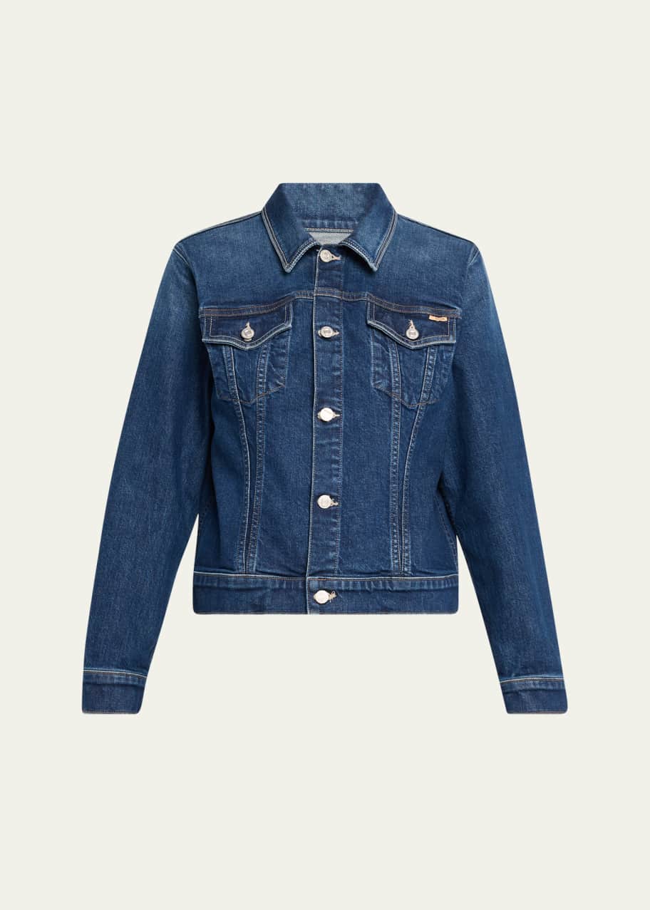 MOTHER The Bruiser Denim Jacket - Bergdorf Goodman