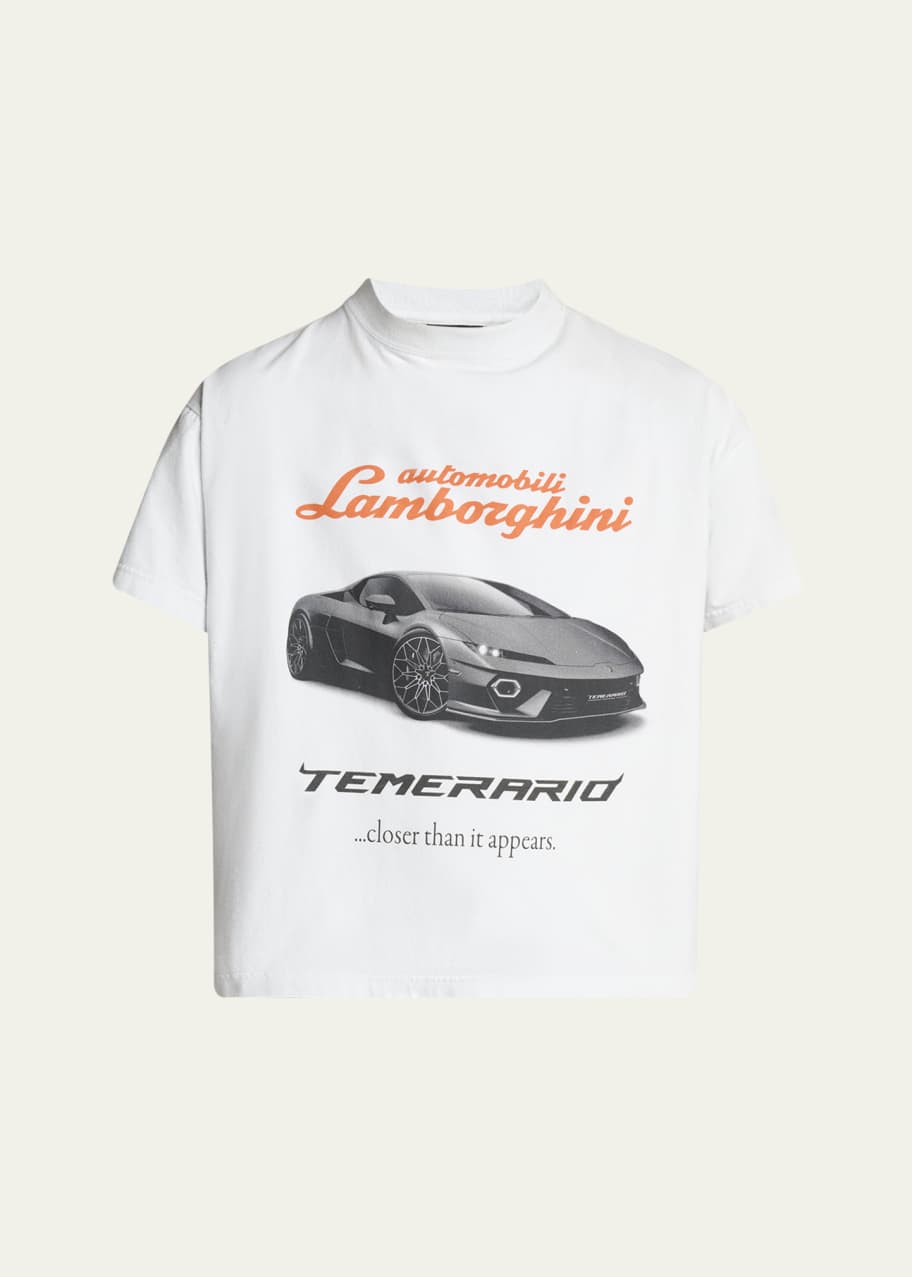 Balenciaga Men's Balenciaga x Automobili Lamborghini Retro T-Shirt