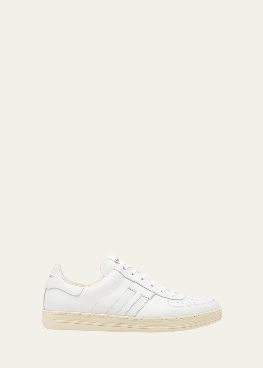 TOM FORD Men's Radcliffe Smooth Leather Low-Top Sneakers