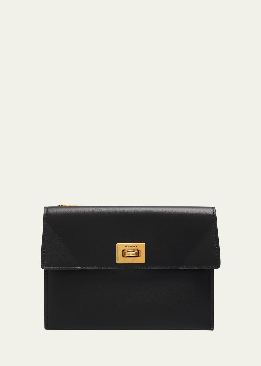 Balenciaga Rodeo Smooth Leather Clutch Bag - Bergdorf Goodman
